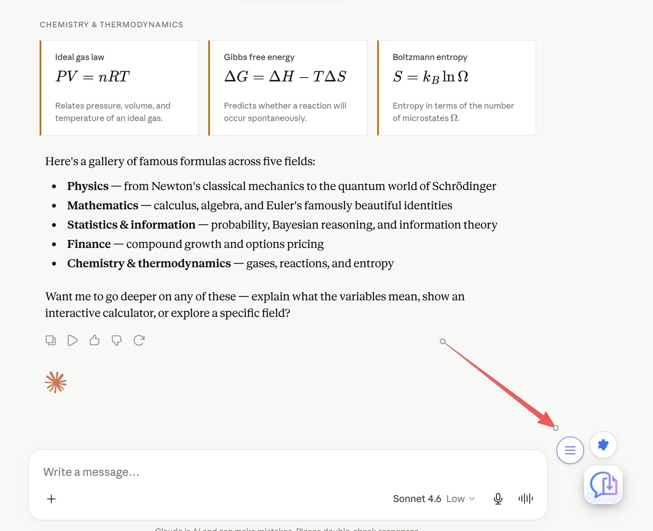FAB with satellite buttons — Settings, Select Messages, Menu