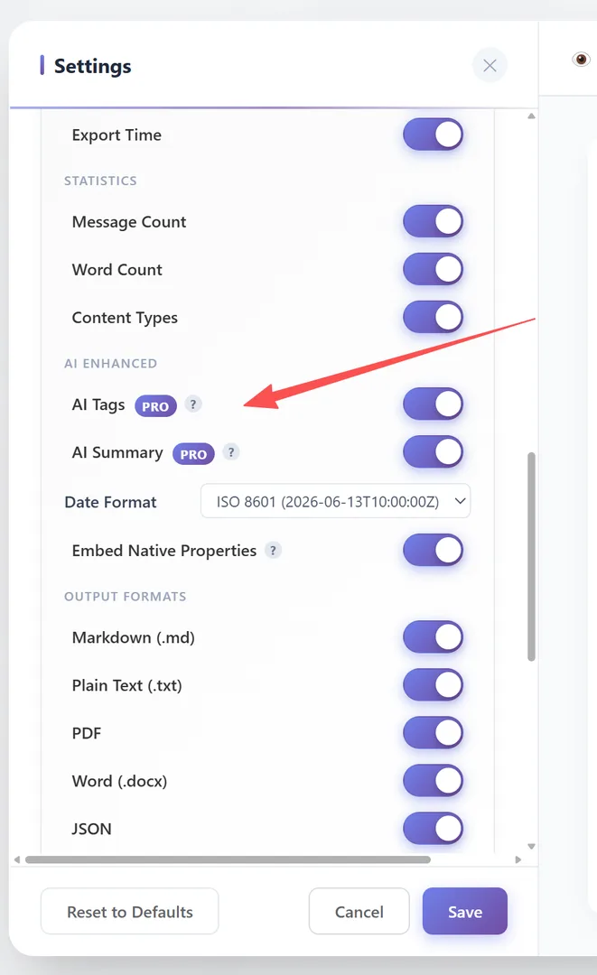 Frontmatter AI Enhanced toggles — AI Tags and AI Summary