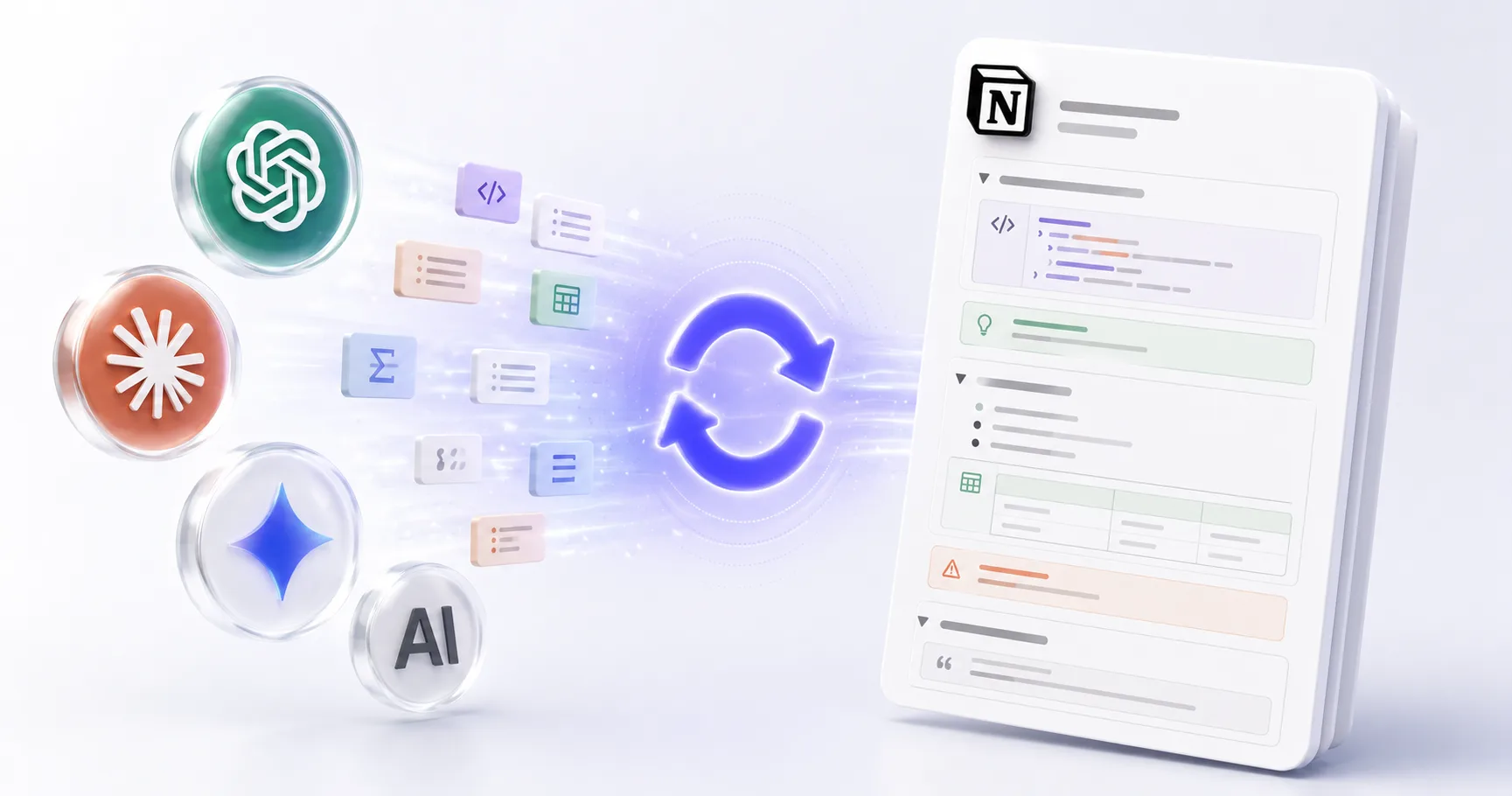 AI 채팅을 Notion에 동기화