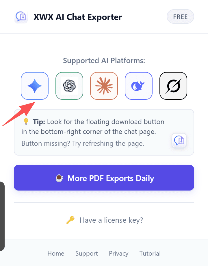 Extension AI icons